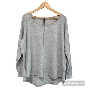Kuhl Arden Scoop Neck Virgin Wool Bkend Long Sleeve Top | Grey | Raglan Sleeve